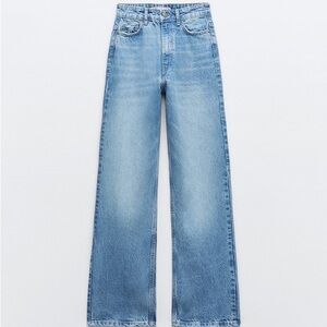 Zara high rise full length jeans